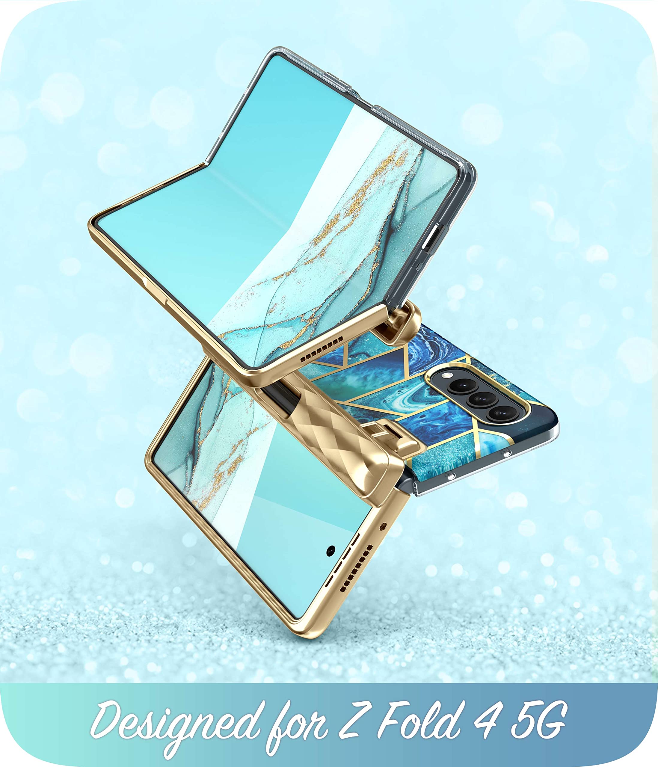 Amazon.co.jp: i-Blason Galaxy Z Fold 4 5G (2022) ケース 保護カバー